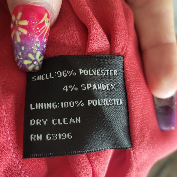 Suzi chin pink shirt dress medium 10 flowy spring summer dress - Picture 6 of 6